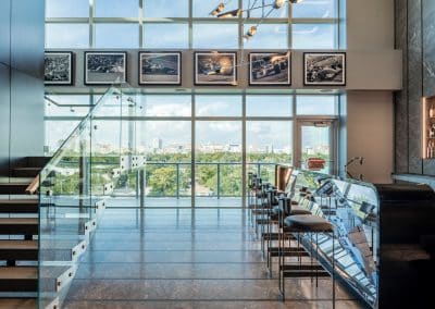 Modern Stair. Central Beam, Tesla miami